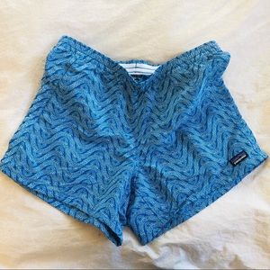 Patagonia 5” Baggies Shorts Blue White Small
